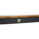 Delta dining tuintafel 6 personen | teakhout + aluminium | Natural Teak | 220cm