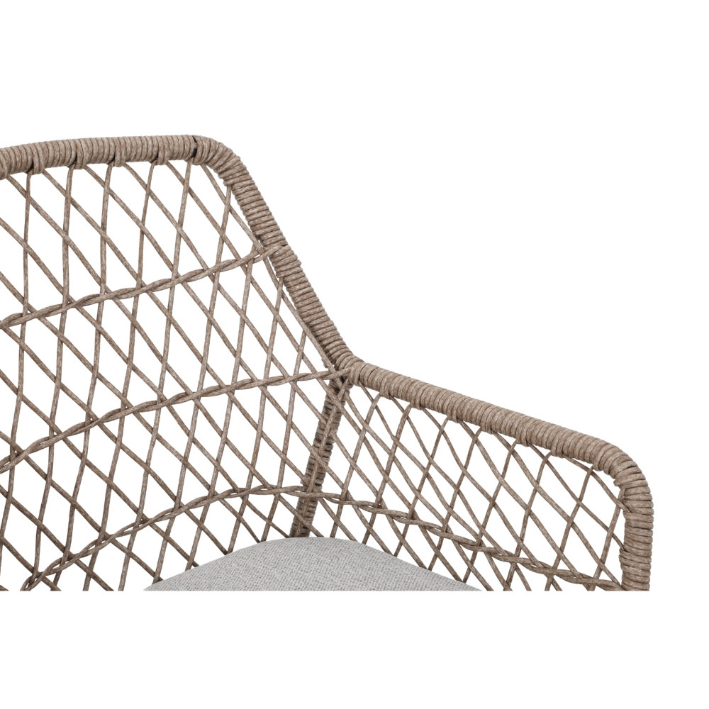 Vigo/Anna dining tuinset | 6 personen | teakhout + touw | 260cm