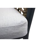 Lucca dining tuinstoel stapelbaar | wicker + aluminium | zand