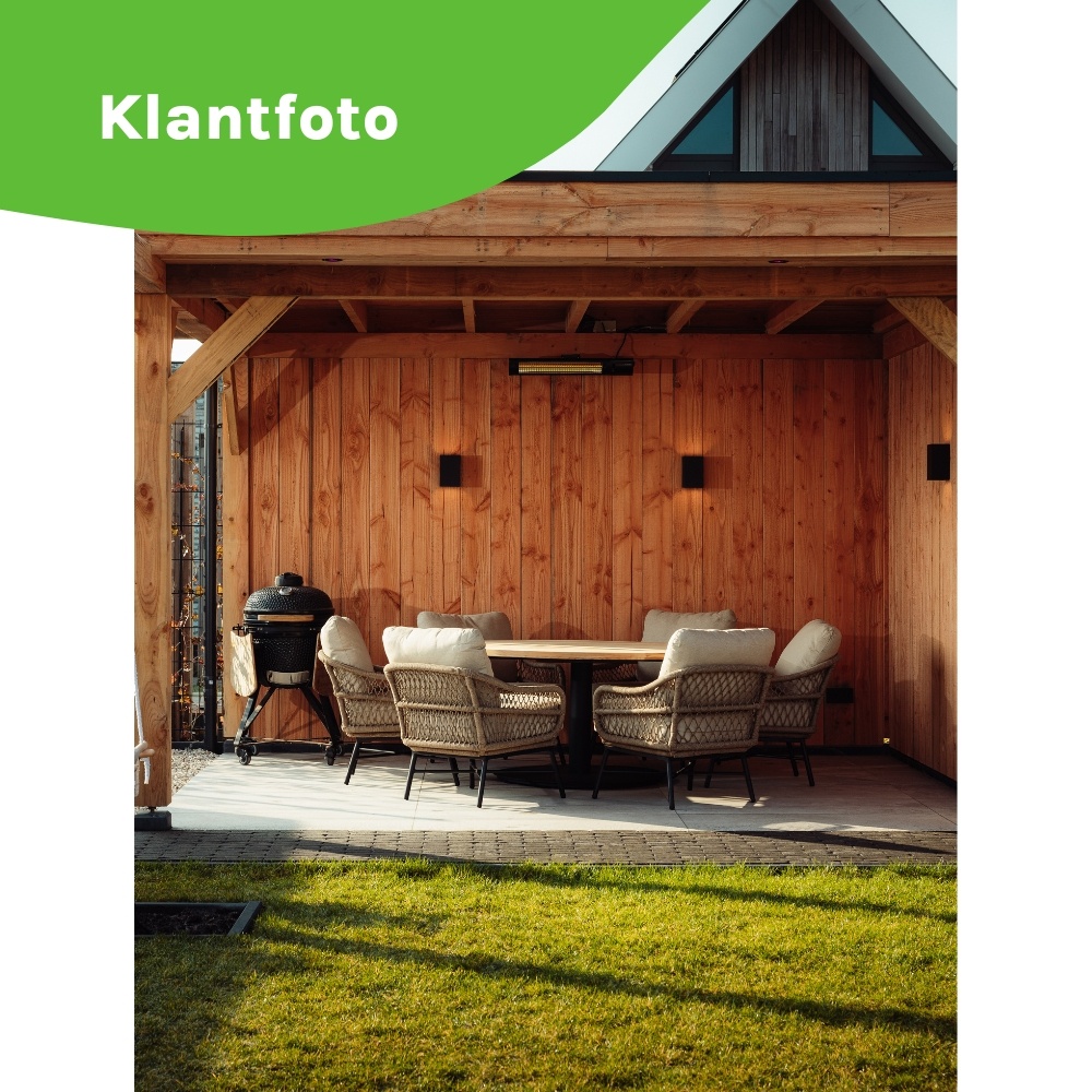 Ventura low dining tuinset | 6 personen | teakhout + touw | 150cm rond
