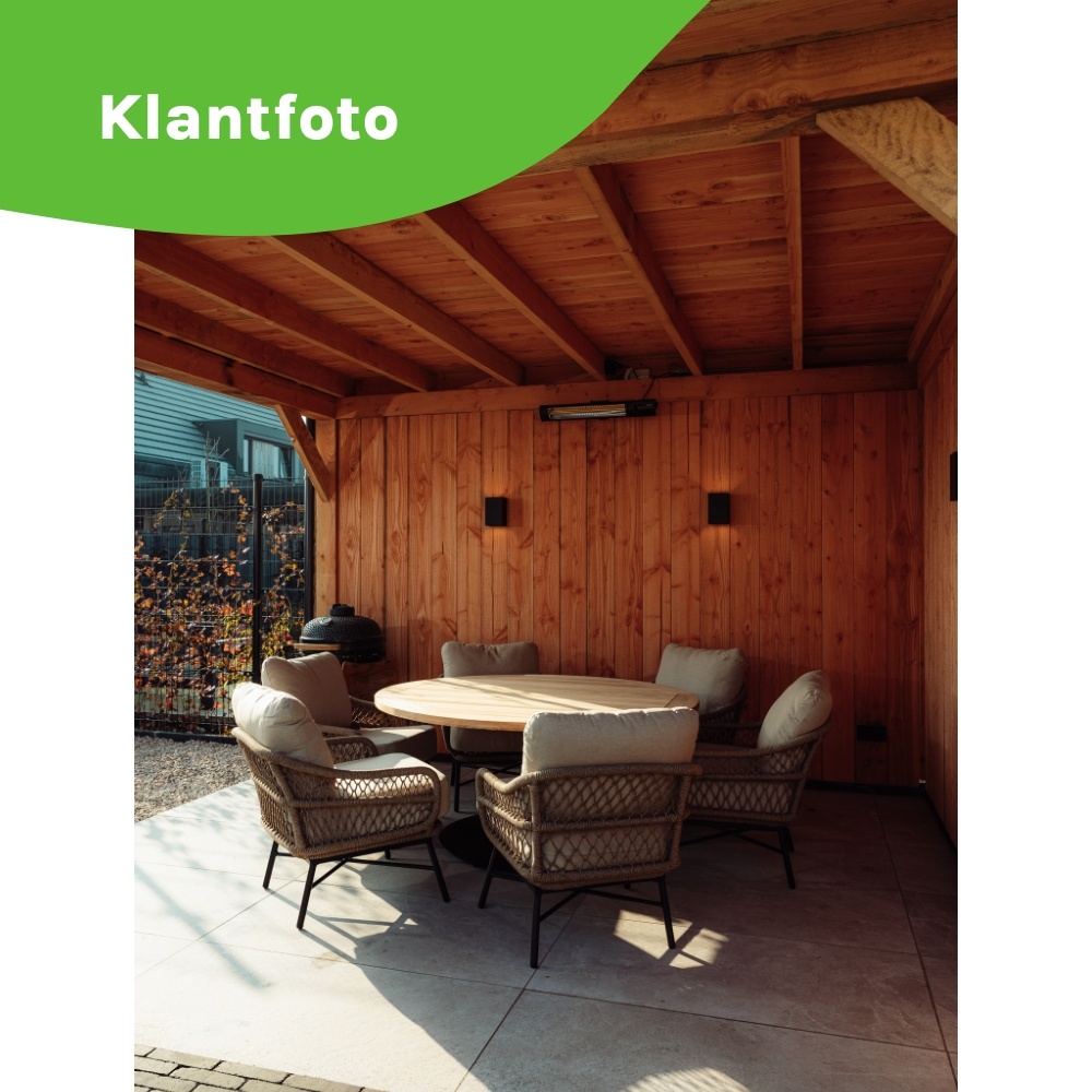 Ventura low dining tuinset | 6 personen | teakhout + touw | 150cm rond