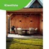 Ventura low dining tuintafel 6 personen | teakhout + aluminium | Natural Teak/antraciet | Ø150cm rond