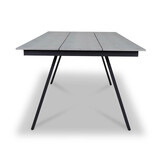 Oslo Grey/Napels dining tuinset | 6 personen | polywood + wicker | 220cm