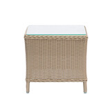 Geneve bijzettafel vierkant | wicker | Royal Sand | 52x52cm