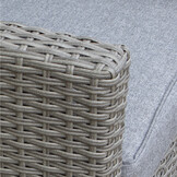 Stockholm loungestoel tuin | wicker | grijs