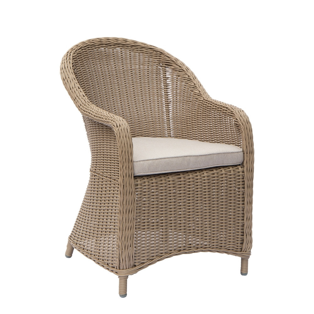 Toulouse dining tuinstoel | wicker | Royal Sand afbeelding