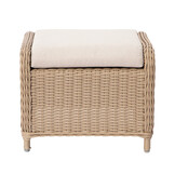 Geneve voetenbank | wicker | Royal Sand