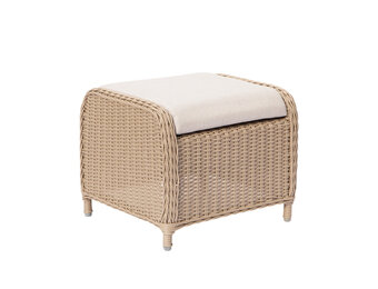 Geneve voetenbank | wicker | Royal Sand