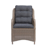 Kansas dining tuinstoel | wicker | Ash Grey