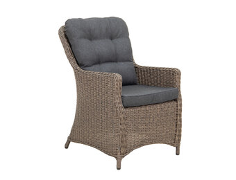 Madrid dining tuinstoel | wicker | Ash Grey