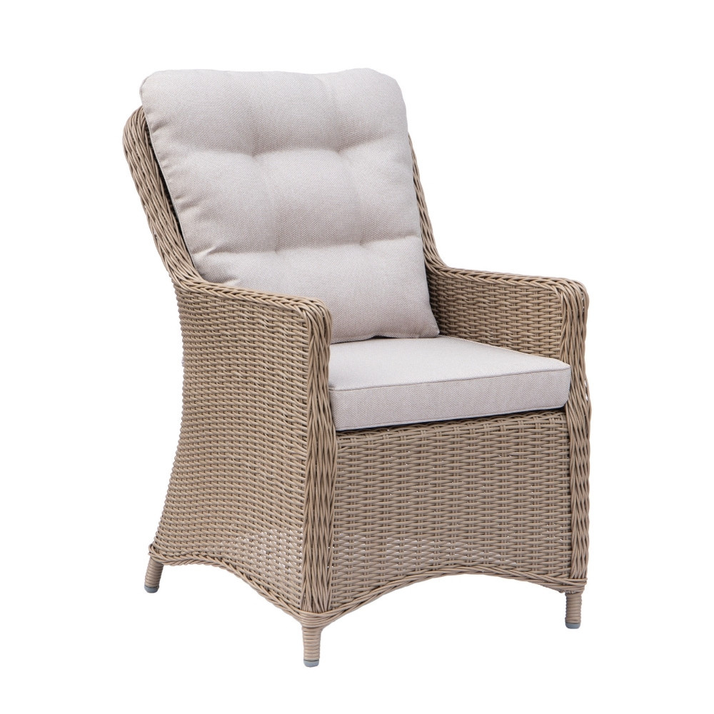 Madrid dining tuinstoel | wicker | Royal Sand afbeelding