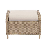 Glasgow lounge balkonset - verstelbaar 2 personen | wicker + aluminium | Royal Sand | 5-delig