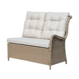 Glasgow dining loungeset 6 personen | wicker | Royal Sand | 3-delig - 258x202cm