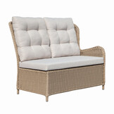 Glasgow dining loungeset 6 personen | wicker | Royal Sand | 3-delig - 258x202cm