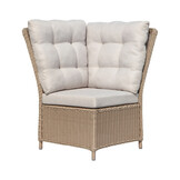 Glasgow dining loungeset 6 personen | wicker | Royal Sand | 3-delig - 258x202cm