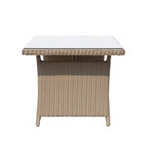 Glasgow dining loungeset 6 personen | wicker | Royal Sand | 3-delig - 258x202cm