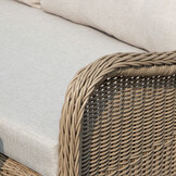 Glasgow dining loungeset 6 personen | wicker | Royal Sand | 3-delig - 258x202cm