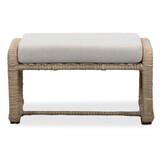 Bruno lounge balkonset 2 personen | wicker + teakhout | Desert Tan | 5-delig