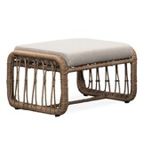 Bruno lounge balkonset 2 personen | wicker + teakhout | Desert Tan | 5-delig