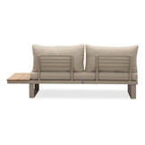 Canyon hoek loungeset 5 personen | aluminium + hardhout | beige | 4-delig - 288x288cm