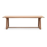 Gotenburg/Tulum Lava Grey dining tuinset | 6 personen | teakhout + touw | 250cm