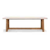 Velora/Tulum Lava Grey dining tuinset | 6 personen | travertin + touw | 250cm