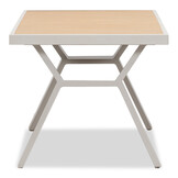 Lola dining stoel-bank loungeset 5 personen | aluminium + polywood | beige | 5-delig