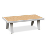 Lola stoel-bank loungeset 5 personen | aluminium + polywood | beige | 5-delig