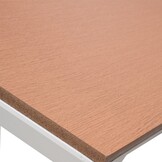 Nevada hoek loungeset 6 personen | aluminium + polywood | beige | 3-delig - 305x228cm