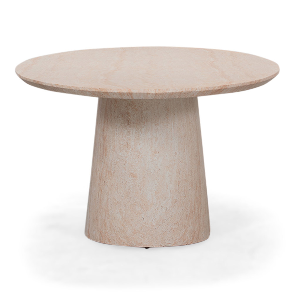 Max dining tuintafel 6 personen | polystone | travertinlook | 240cm ovaal