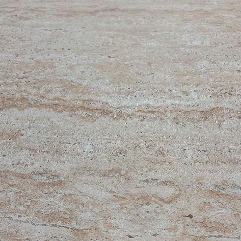 Joep/Harper Sandstone dining tuinset | 4 personen | travertin + touw | 135cm rond