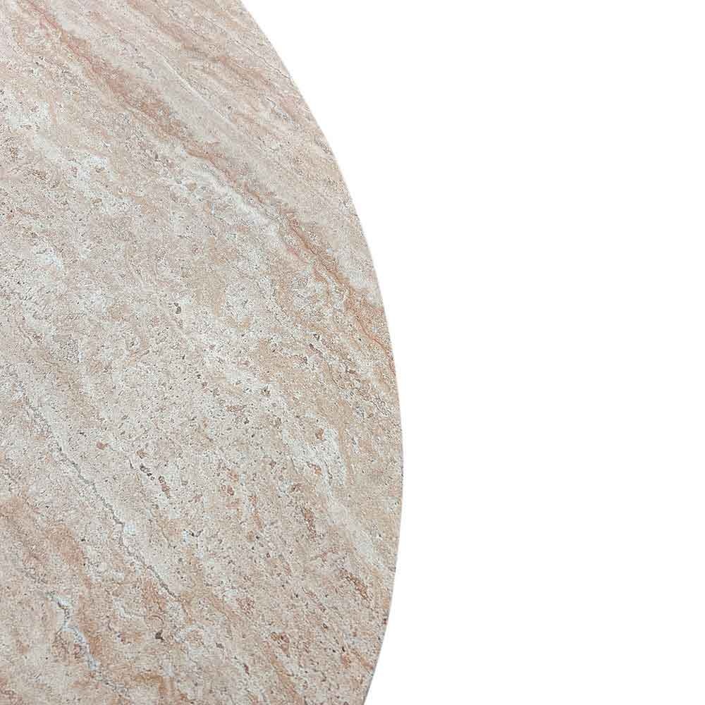 Max/Harper Sandstone dining tuinset | 4 personen | travertin + touw | 200cm ovaal