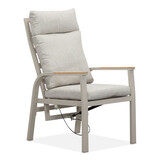 Annecy beige dining tuinset | 6 personen | teakhout + aluminium | 227cm