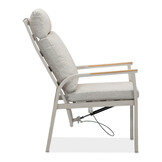 Annecy beige dining tuinset | 6 personen | teakhout + aluminium | 227cm