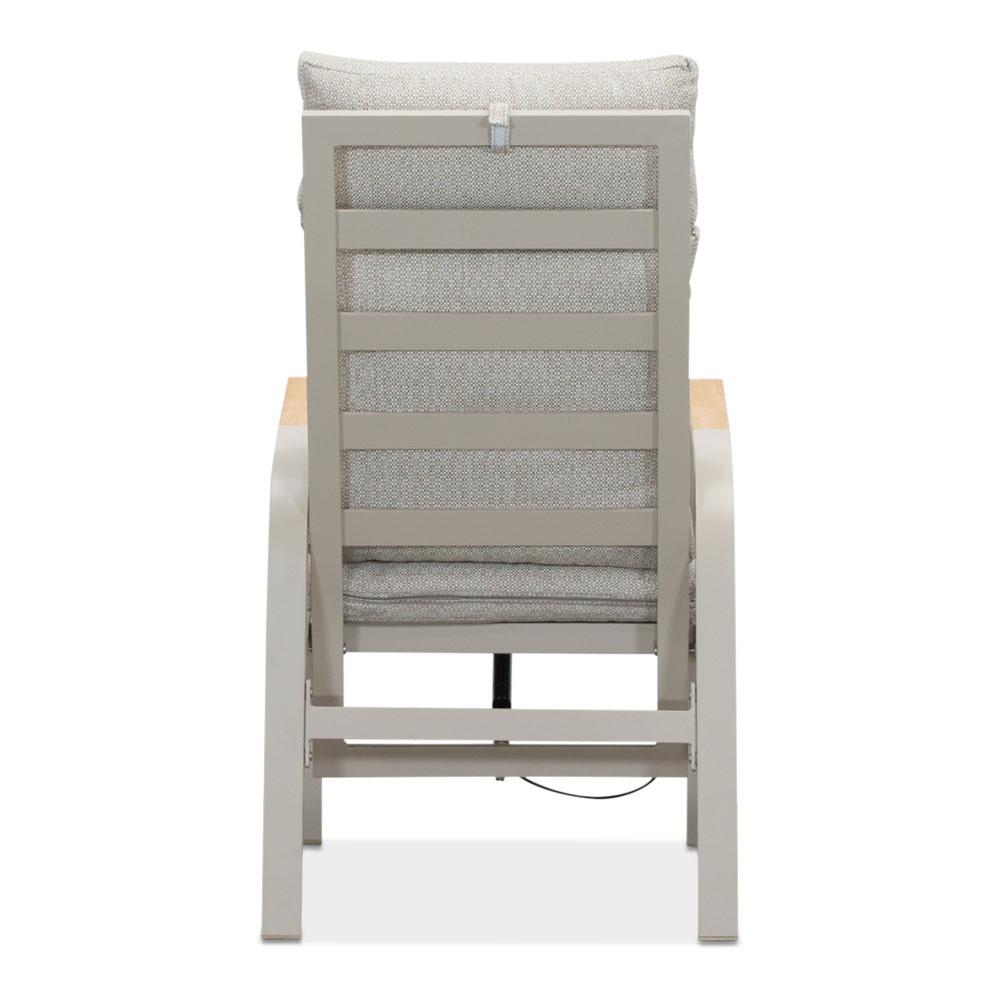 Annecy beige dining tuinset | 6 personen | teakhout + aluminium | 227cm