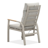 Annecy beige dining tuinset | 6 personen | teakhout + aluminium | 227cm