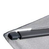 Voyager T² zweefparasol - premium doek | 270x270cm  | Havanna