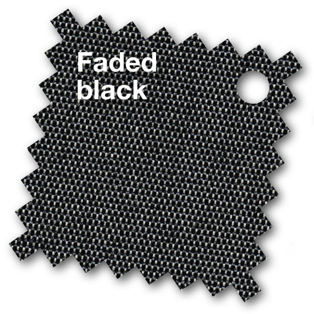 Beaufort zweefparasol - premium doek | 320x320cm  | Faded Black