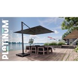 Beaufort zweefparasol - premium doek | 320x320cm  | Manhattan