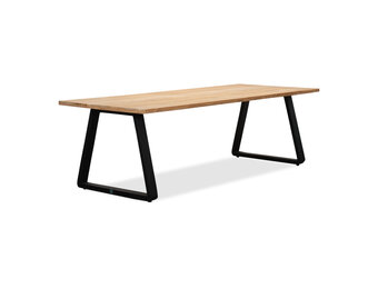 Elena dining tuintafel 6 personen | teakhout + aluminium | Natural Teak | 240cm