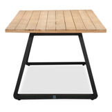 Elena/Carlos antraciet dining tuinset | 6 personen | teakhout + wicker | 240cm