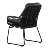 Elena/Valencia Lava Grey dining tuinset | 6 personen | teakhout + touw | 240cm