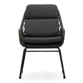 James/Valencia Lava Grey dining tuinset | 6 personen | teakhout + touw | 260cm