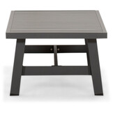 Detroit stoel-bank loungeset 5 personen | aluminium + touw | antraciet | 4-delig