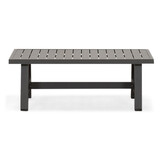 Detroit stoel-bank loungeset 5 personen | aluminium + touw | antraciet | 4-delig