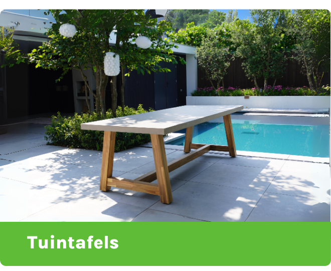 tuintafels categorieën 