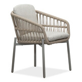 James/Rico zand dining tuinset | 6 personen | teakhout + aluminium | 260cm