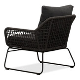 Valencia/Aurora stoel-bank loungeset 5 personen | touw + teakhout | Lava Grey | 5-delig