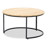 Valencia/Aurora stoel-bank loungeset 5 personen | touw + teakhout | Lava Grey | 5-delig