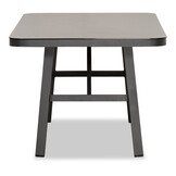 Attica dining loungeset 6 personen | aluminium + touw | antraciet | 4-delig - 265x204cm